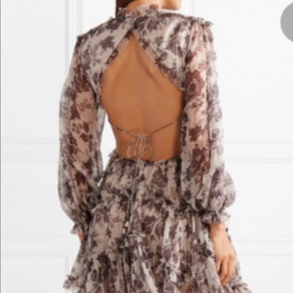 Open Back Ruffle Dress - Picture 4 of 4